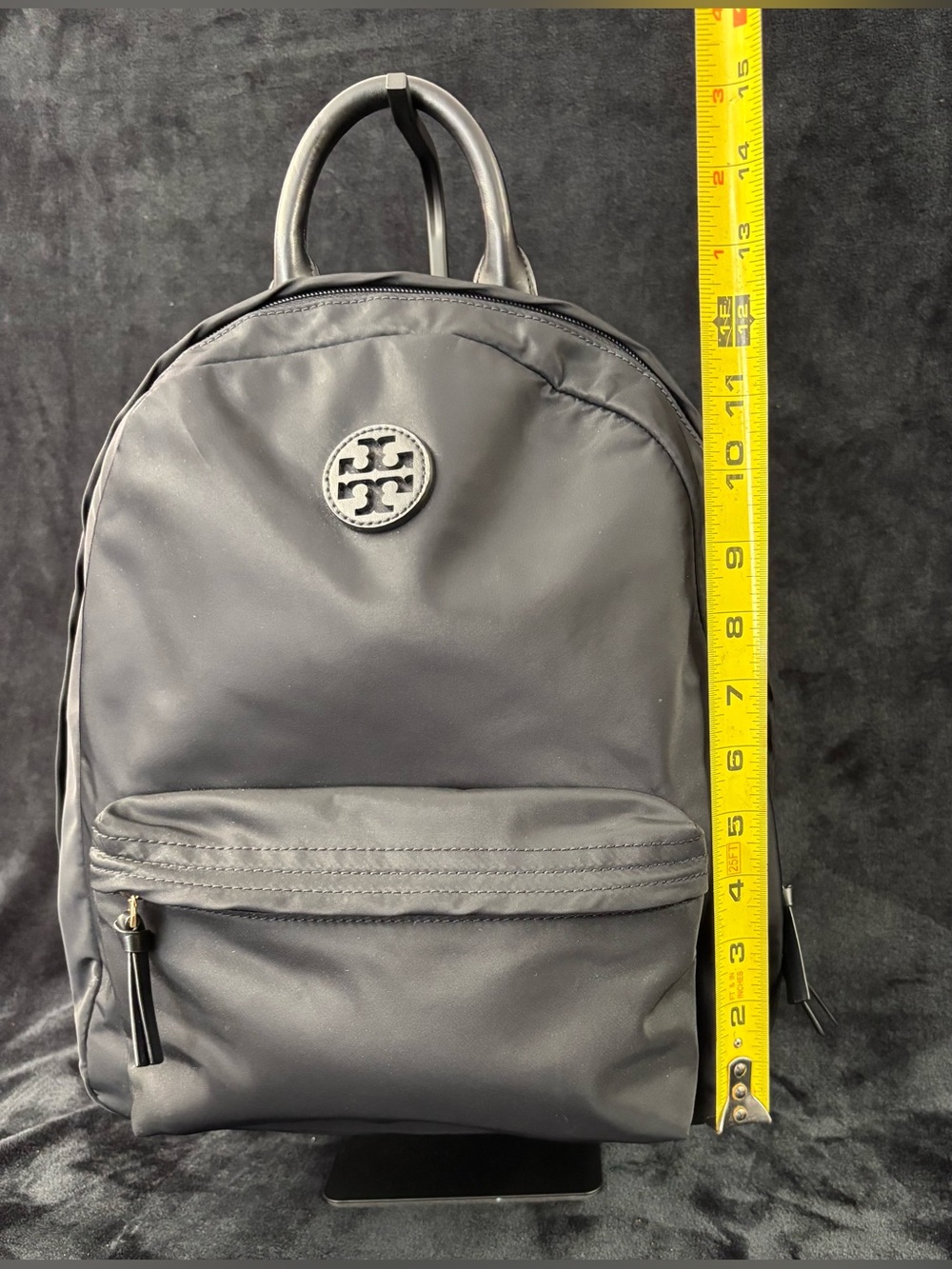 Tory Burch Backpack Black Nylon - Picture 15 of 16